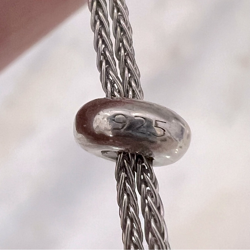 Sterling Silver Linked Solid Open Heart Bolo Brac… - image 8